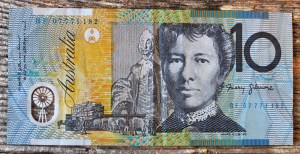 Australian dollars - for the 15 hours I spent in the Sydney airport